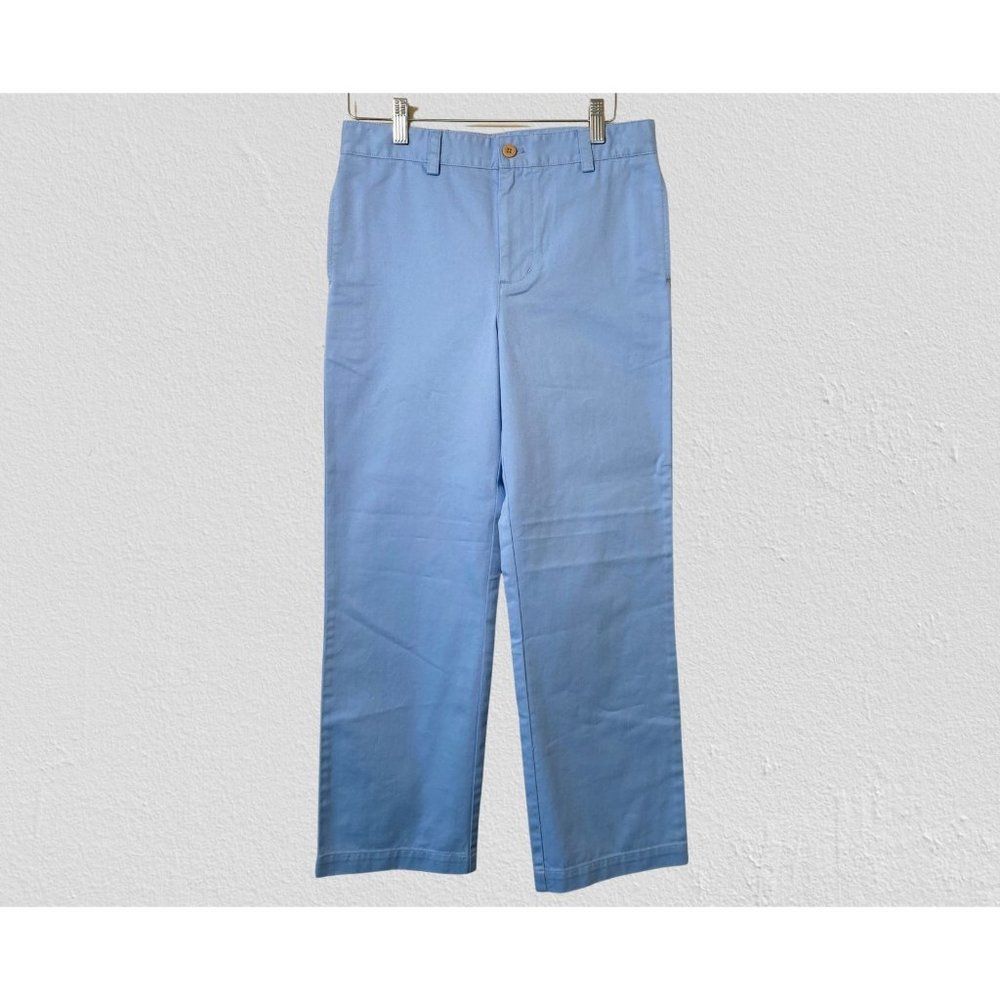 New! Vineyard Vines Boy's Club Pant Blue Classic Fit Chino Size 14